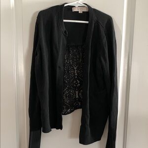 LOFT Women's Black Sweater Cardigan